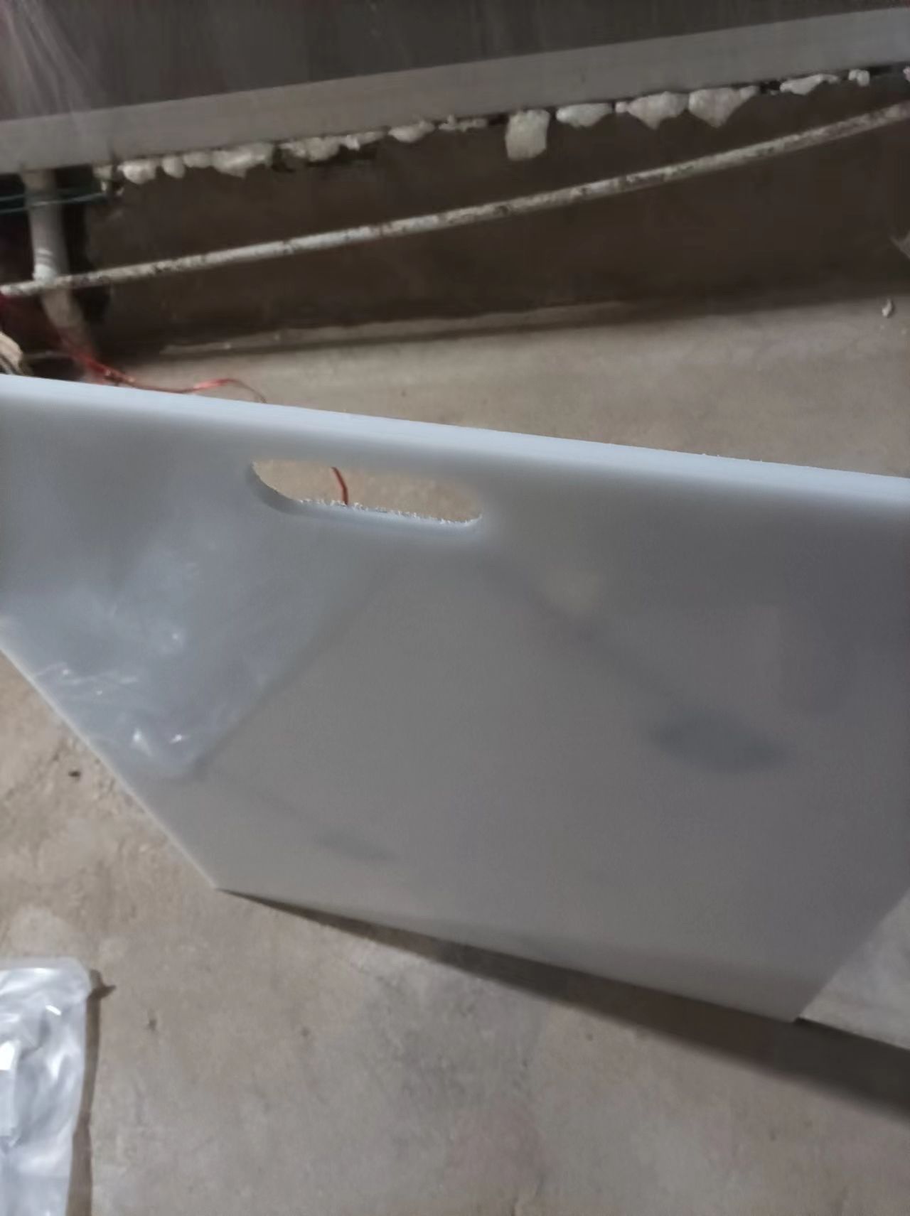 猪栏门提手孔细节