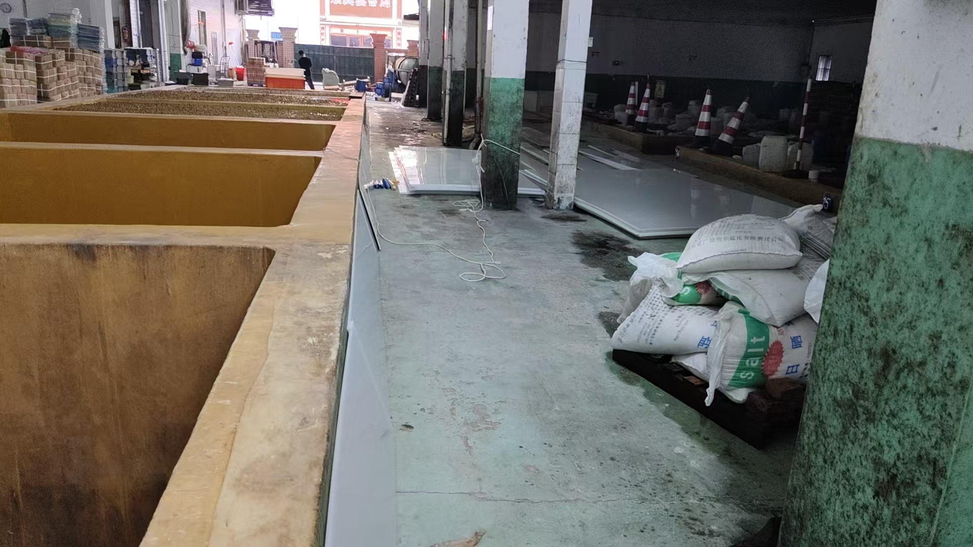 普宁蜜饯腌制池PP板内衬——食品级耐酸改造案例